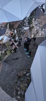 lustige Fotos am Spiegelei in Svolvaer