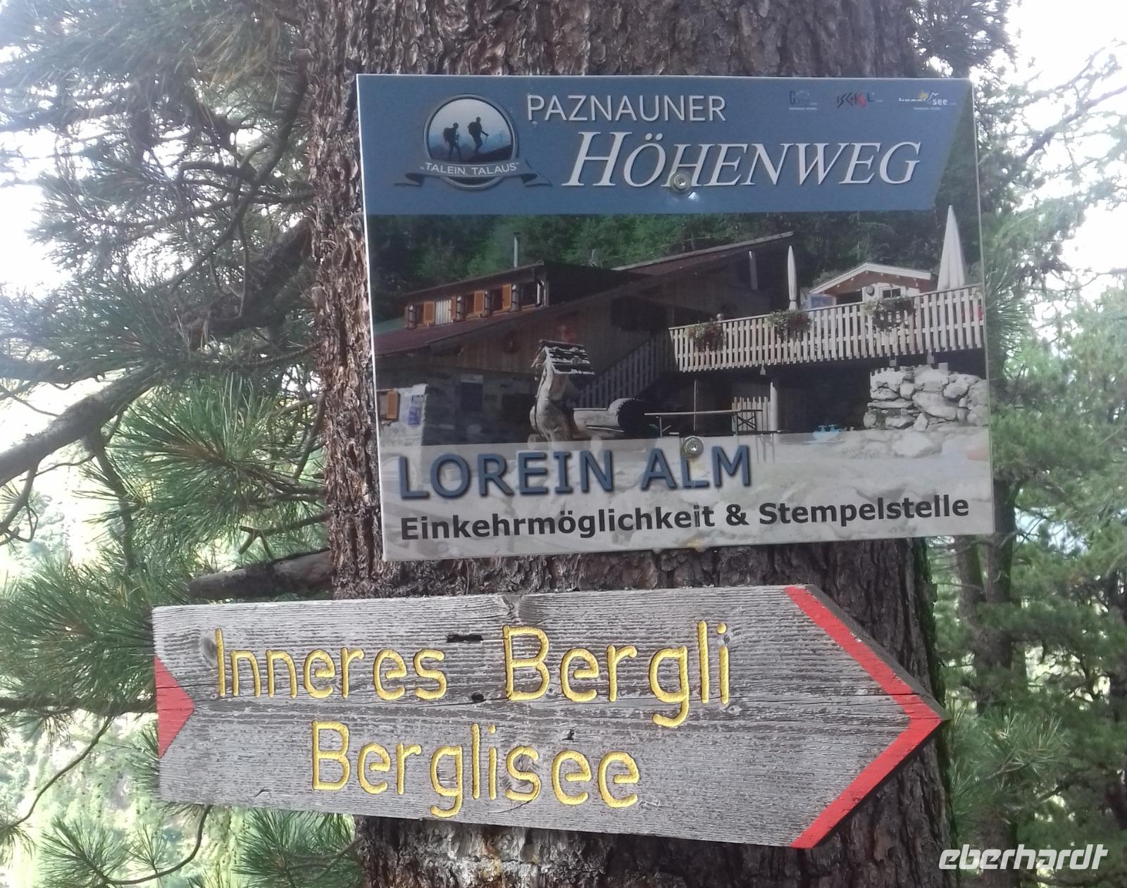 Wanderung Bergli Larein