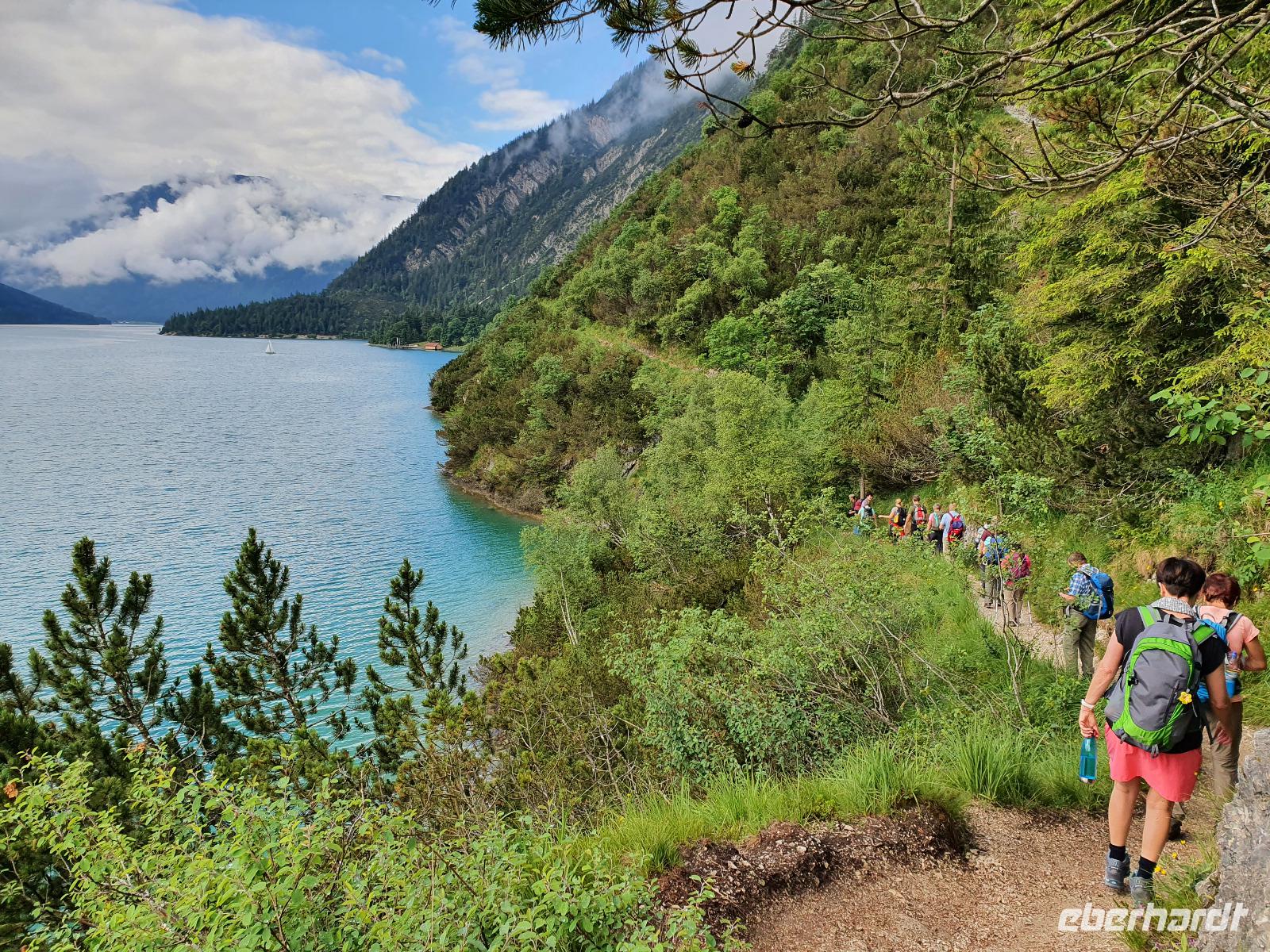 3.Etappe, Gaisalmsteig entlang des Achensees