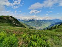Mayrhofen, Blick vom Ahornplateau nach Mayrhofen