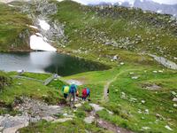 6.Etappe von Mayrhofen nach Südtirol ins Pfitschtal, Abstieg vom Pfitscherjoch