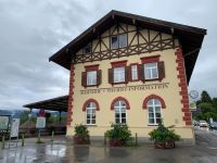002 Start der Alpenüberquerung am Bahnhof Gmund