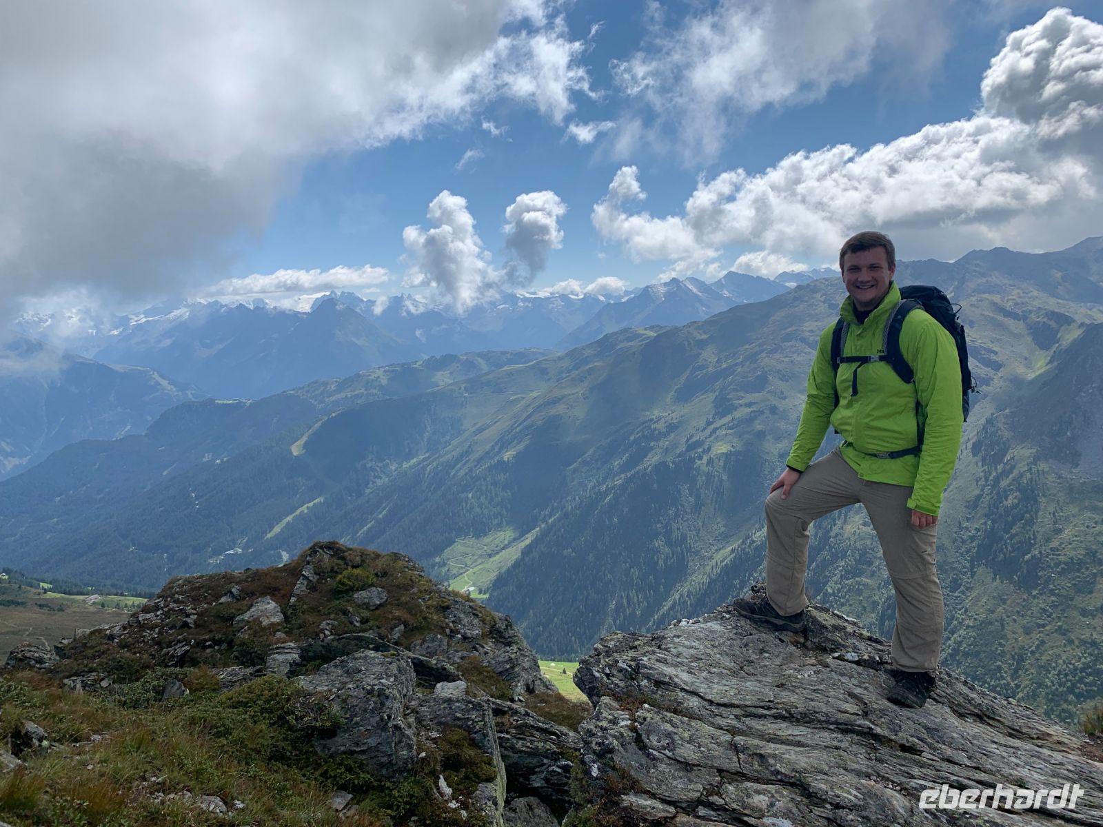 156 auf dem Kreuzjoch - höchster Punkt der Tour