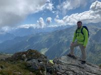 156 auf dem Kreuzjoch - höchster Punkt der Tour