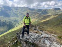 155 auf dem Kreuzjoch - höchster Punkt der Tour