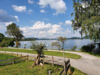 Bad Wiessee, Beginn der Seepromenede am Tegernsee 