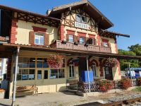 Gmund am Tegernsee, Bahnhof und Startpunkt unserer Alpenüberquerung