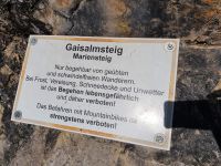 Gaisalmsteighinweise
