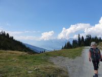 Blick nach Innsbruck vom Loassattel