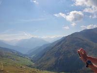 Blick zum Alpenhauptkamm