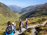 unser Weg von gestern am Horizont