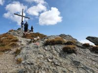 Kreuzjochgipfel mit 2336 m höchster Punkt unserer Alpenüberquerung