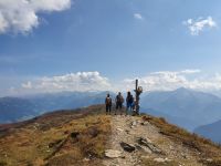 Alpenhauptkamm in Sicht
