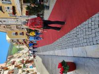 roter Teppich für die Touristen in Sterzing