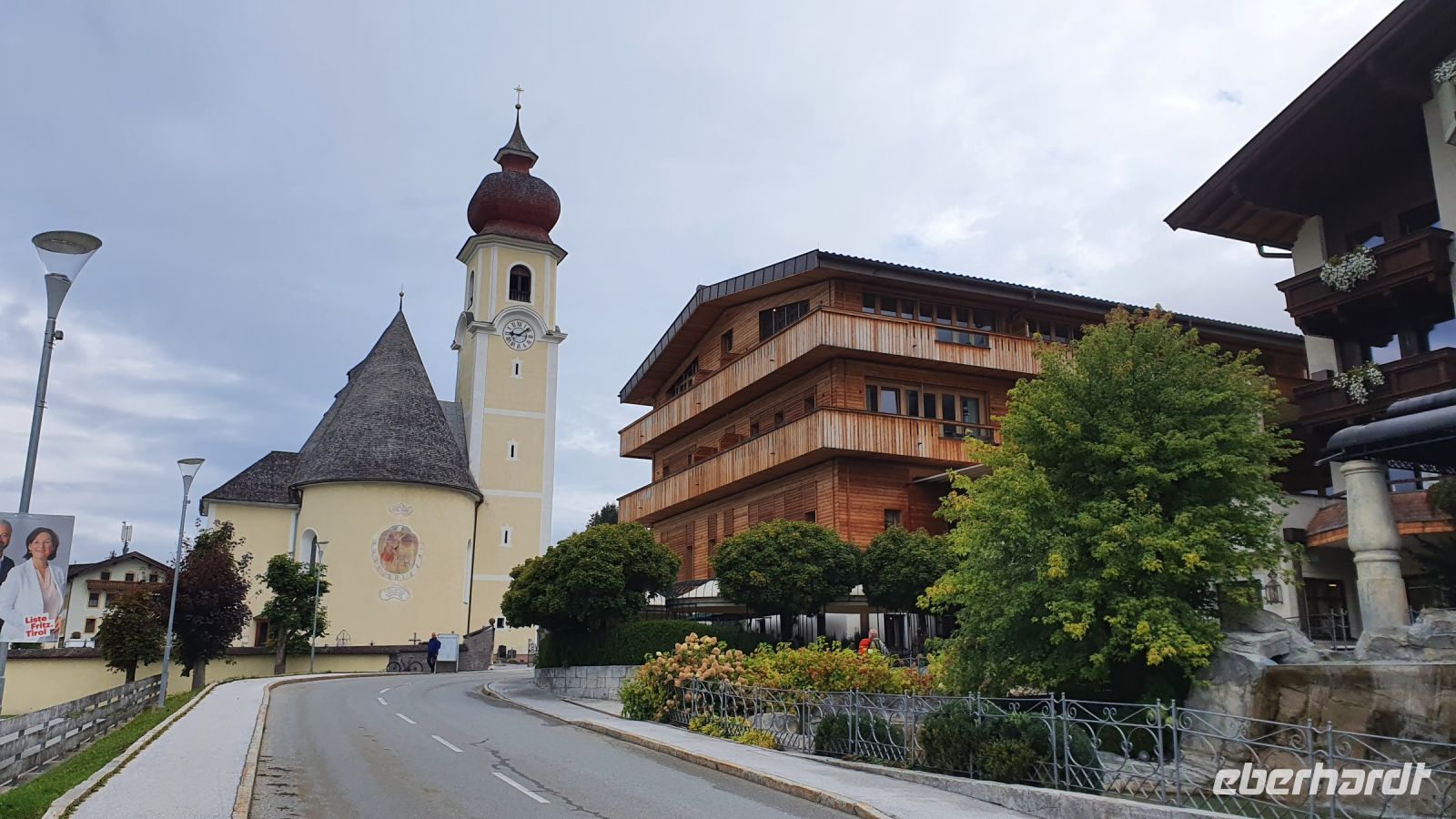 Achenkirch, Kirche und Posthotel
