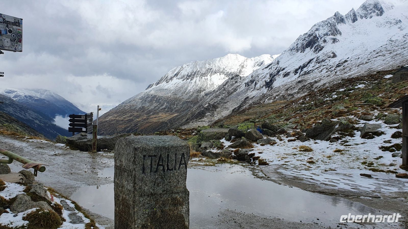 Grenze Österreich - Italien