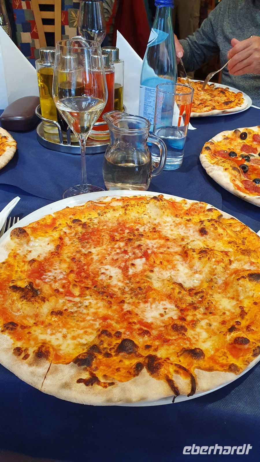 Mittagspause in der Pizzeria Monika in Wiesen im Pfitschtal