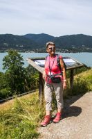 Wanderleiterin Ria auf dem Tegernseer Höhenweg
