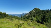 Wanderung vom Tegernsee zum Achensee, Blick zum Schildenstein