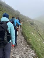 Am Ruhetag: Aufstieg zum Niederen Burgstall