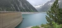 Staumauer am Schlegeisspeicherg