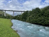 Brennerautobahn im Wipptal