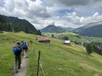 auf dem Riezler Panoramaweg nach Riezlern