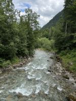weitere Wanderung nach Mittelberg entlang der Breitach