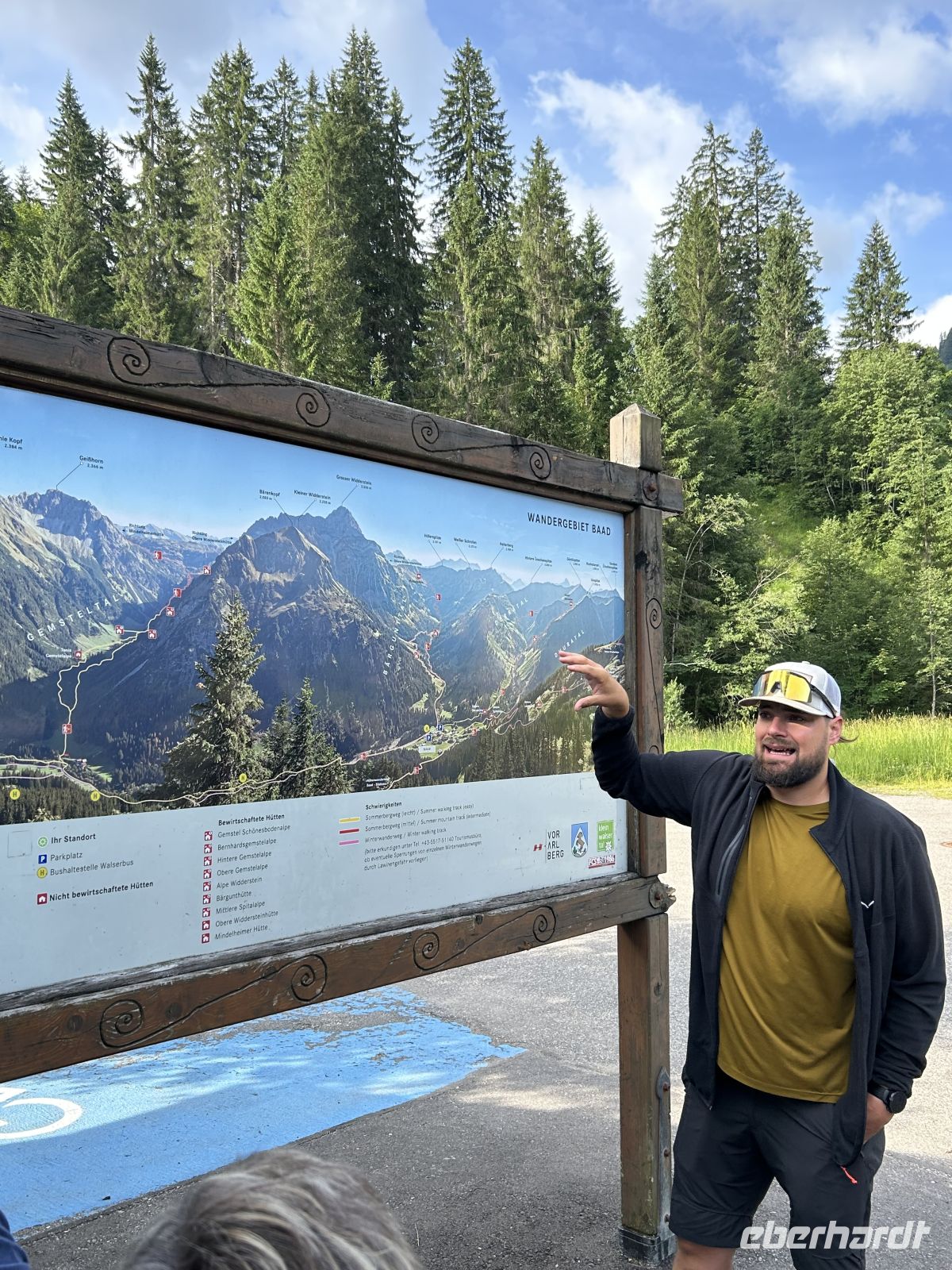 Tour-Start in Baad im Kleinwalsertal