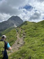 Aufstieg zum Hochalppass: Widderstein