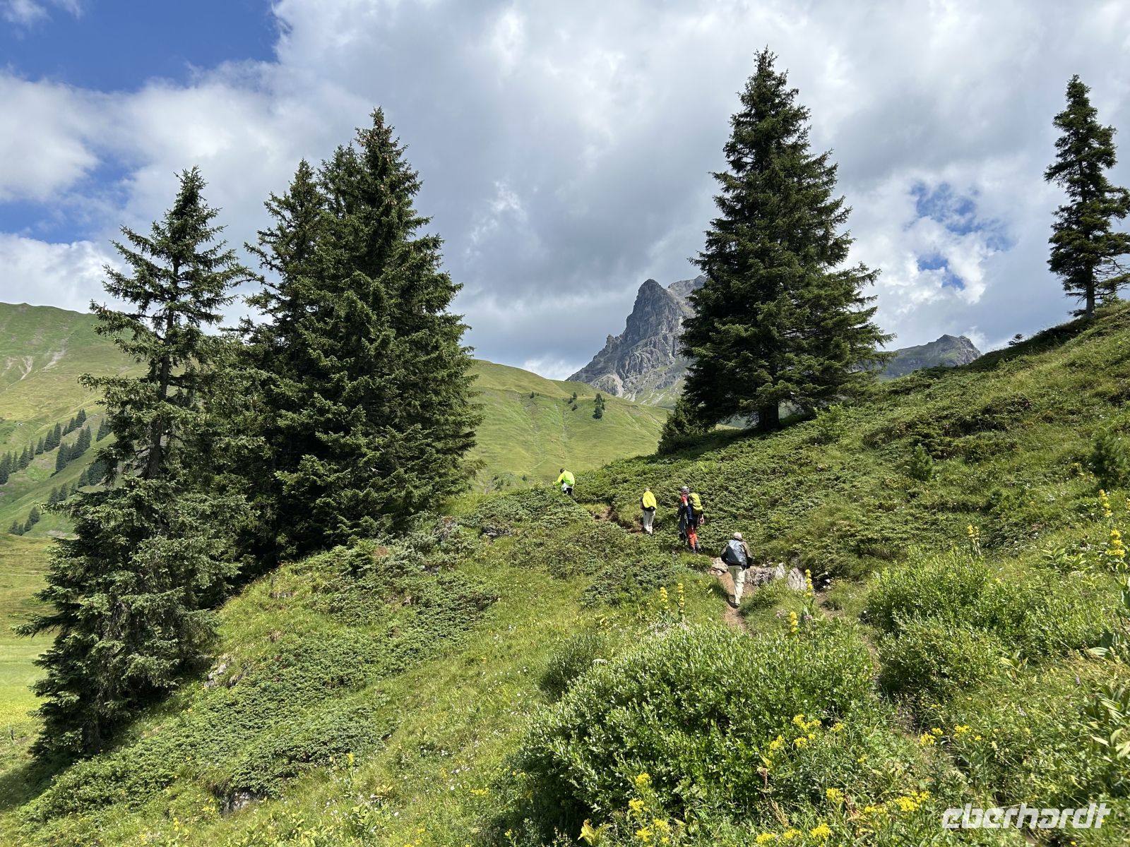 anspruchsvoller Abstieg zum Hahntennjoch