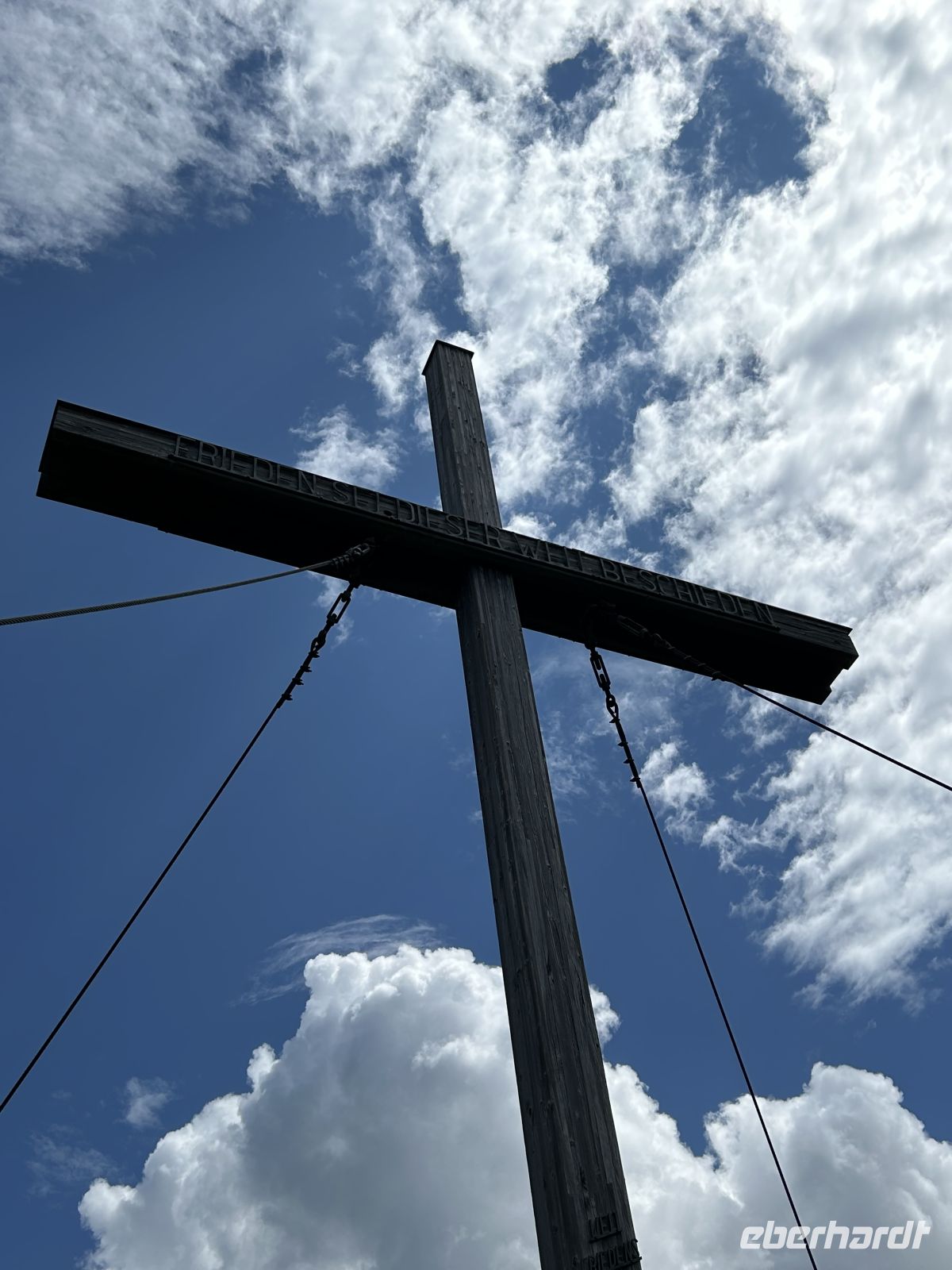 Friedenskreuz auf dem Simmel (1.751 Meter)