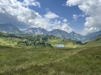 Blick vom Simmel zum Kalbelesee