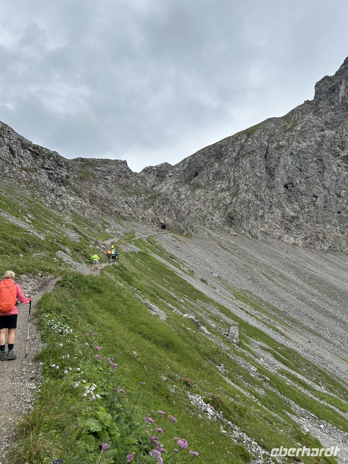 Aufstieg zum Steinjöchle (2.198 Meter)