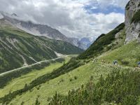 Abstieg zum Hahntennjoch (1.894 Meter)