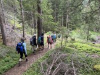 Abstieg nach Längenfeld Au