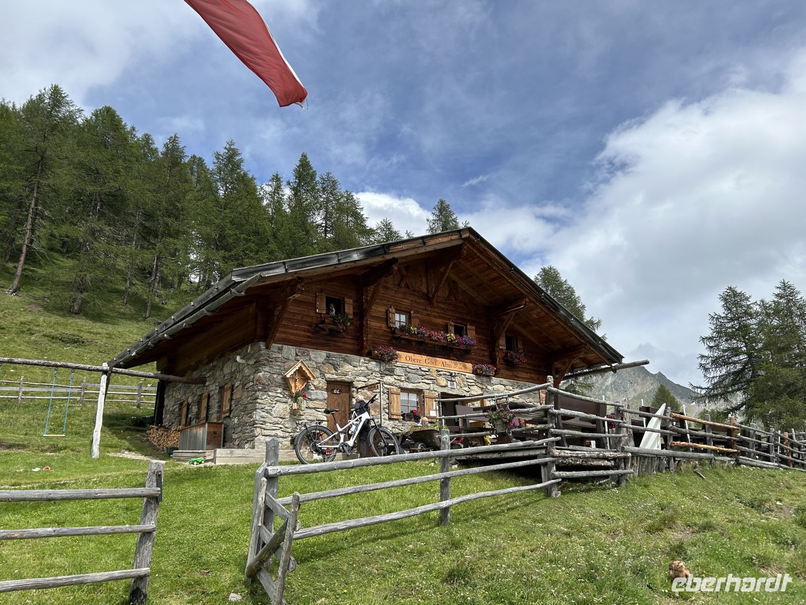 verdiente Pause an der Oberen Gostalm