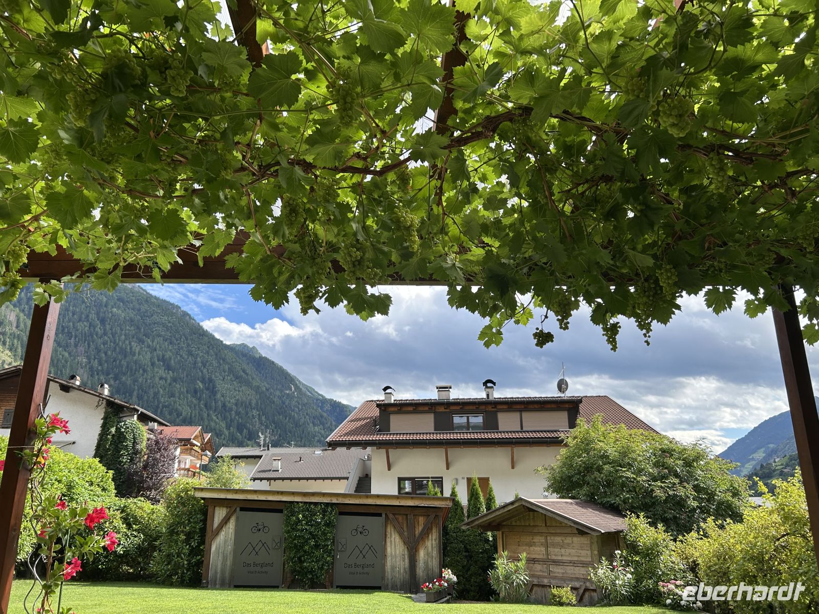 Ankunft im Hotel in St. Leonhard im Passeiertal
