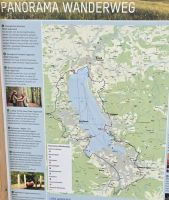 Karte Panorama Wanderweg um den Tegernsee