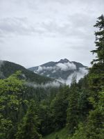 Auf dem Weg zur Blaubergalm bei der Alpenüberquerung 