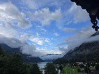 Blick vom Hotel Fischerwirt auf den Achensee 