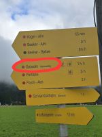 Erste Etappe heute zur Geisalm