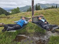 Reisebegleitung und Bergführerin am Loassattel