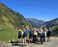 Auf dem Weg zur Rastkogelhütte, Alpenüberquerung 