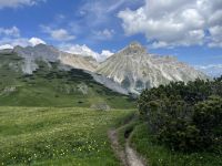 4. Etappe: Aufstieg zum Blaser; die Serles