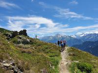 5.Etappe von Hochfügen nach Mayrhofen, Ahornspitze in Sicht