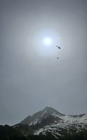 Belieferung der Edelhütte mit Hubschrauber