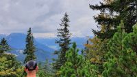 Blick hinunter zum Achensee