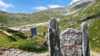 Blick von der Lavitz Alm zur Grenze A - I