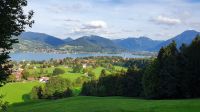 Blick von der Prinzenruh auf Bad Wiessee und den Tegernsee